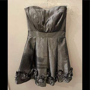 B2, Jasmine silver metallic Dress, sz 8